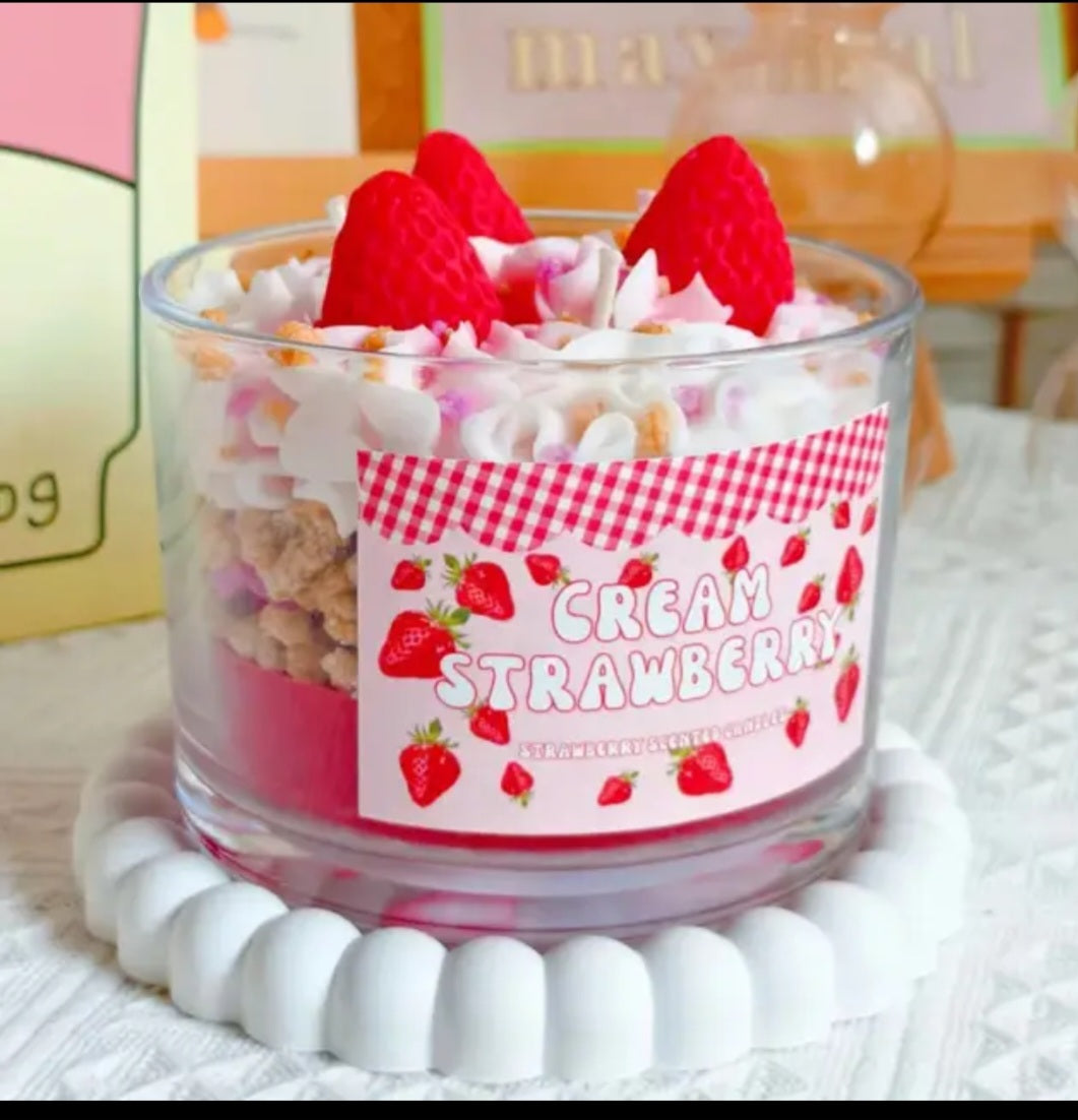 Exotic XL Candle - Strawberry Cream
