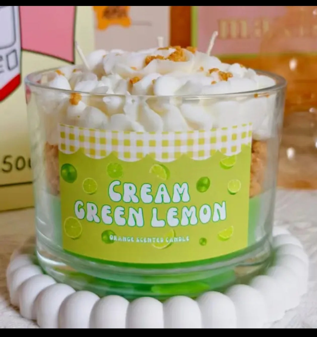 XL Exotic Candle - Green Lemon Cream