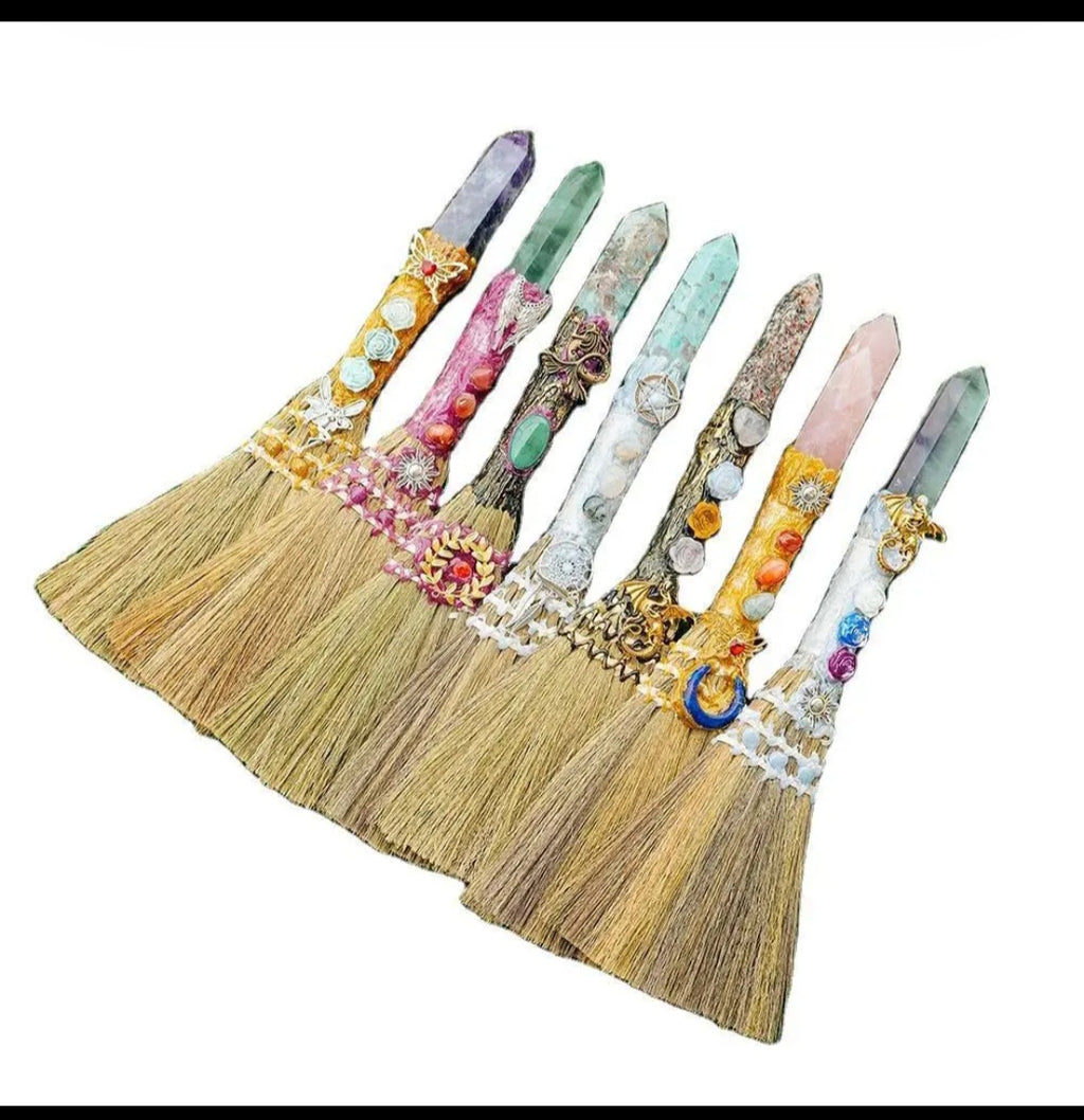Magic Sweeper Blue Apatite Tower Broom (8925542285509)